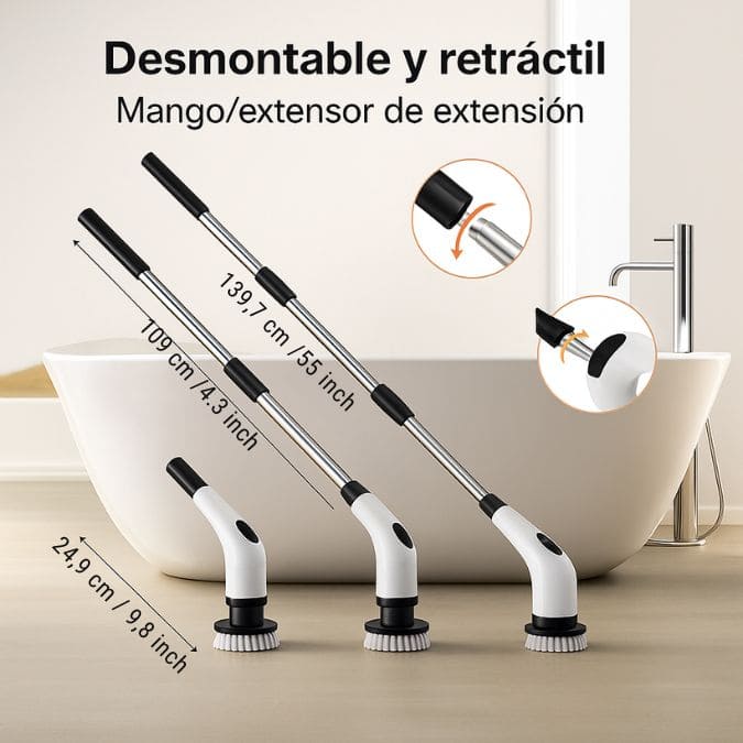 Logra una limpieza profunda sin esfuerzo con SpinClean™