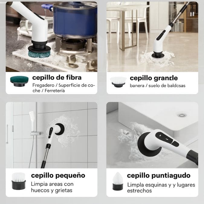 Logra una limpieza profunda sin esfuerzo con SpinClean™
