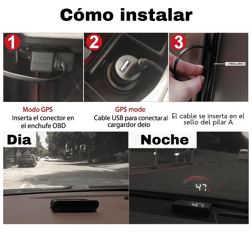 SafeGlass™ Velocímetro Inteligente: Protege tu vida y bolsillo.