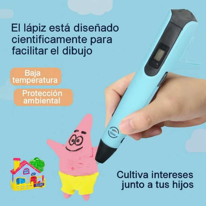 CreadorX™ - Lápiz 3D para estimular creatividad sin Pantallas