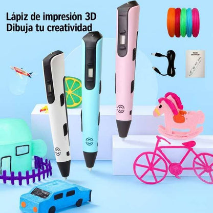 CreadorX™ - Lápiz 3D para estimular creatividad sin Pantallas