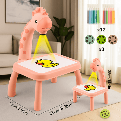 LumoKids™ Escritorio con proyector para niños creativos