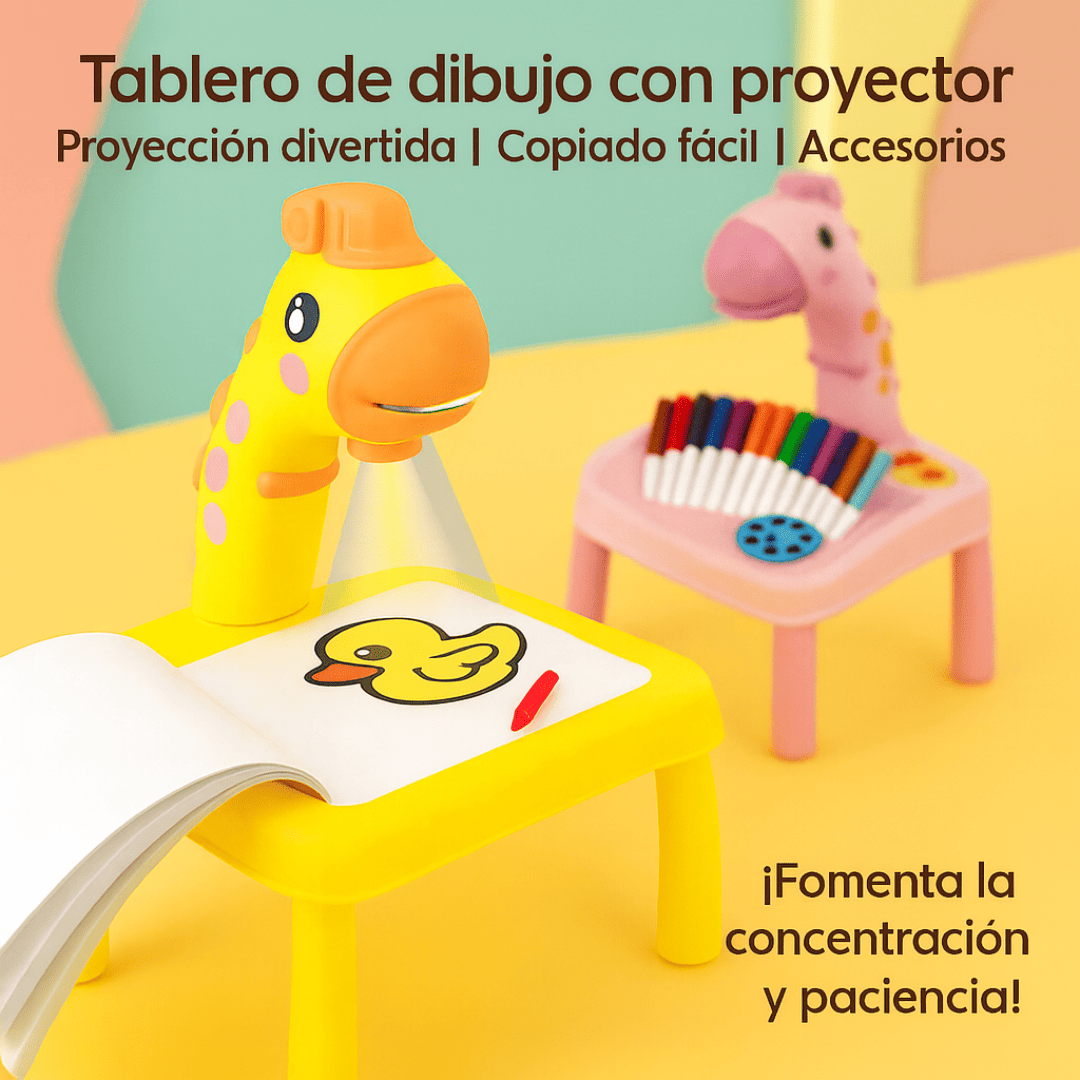 LumoKids™ Escritorio con proyector para niños creativos
