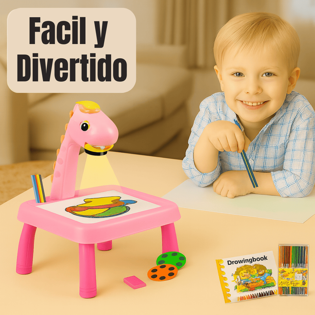 LumoKids™ Escritorio con proyector para niños creativos