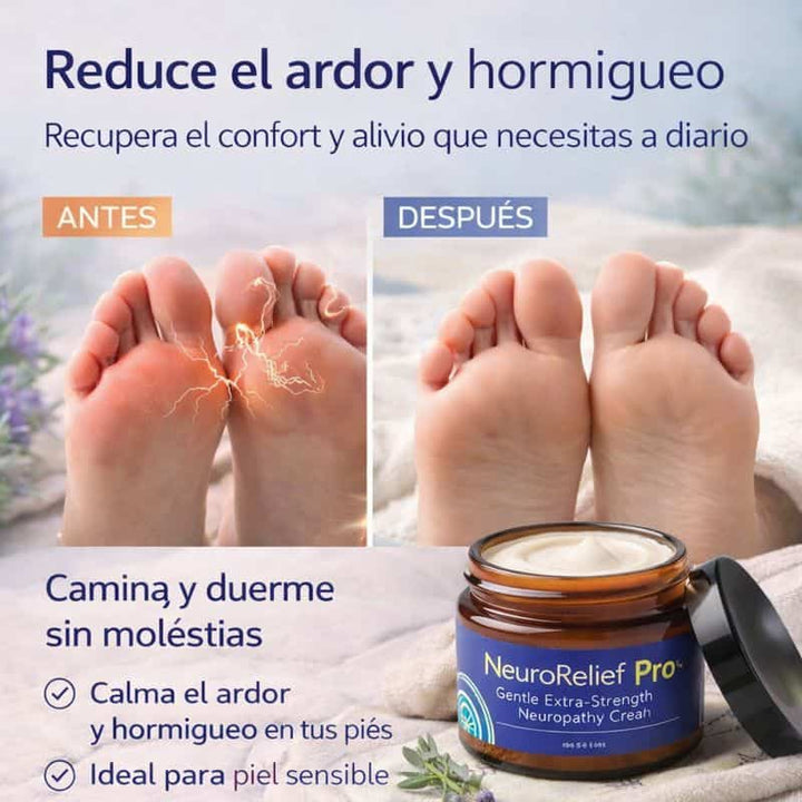 Devuélvele el alivio y la tranquilidad a tus noches con NeuroRelief™