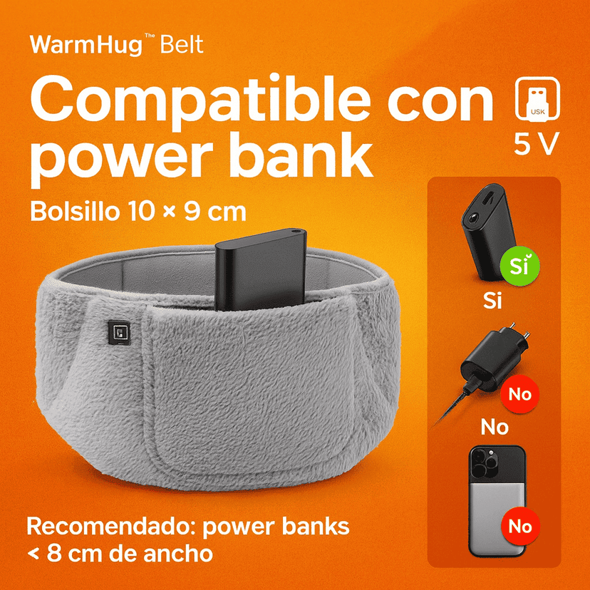 WarmHug™ Belt: cinturón térmico