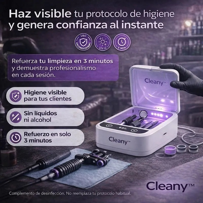 Refuerza la confianza y la higiene de tus clientes con Cleany™