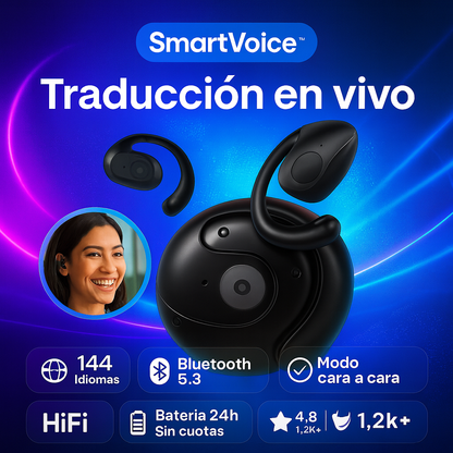 SmartVoice™ Audífonos Traductores Inteligentes