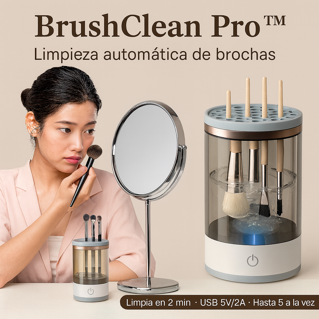 BrushClean Pro™ Limpieza automática de brochas
